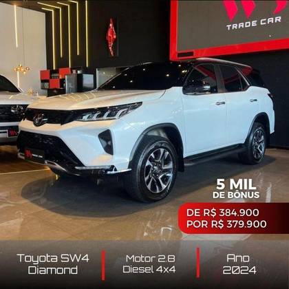 TOYOTA HILUX SW4 2.8 D-4D TURBO DIESEL DIAMOND 7L 4X4 AUTOMÁTICO TOYOTA HILUX SW4 2.8 D-4D TURBO DIESEL DIAMOND 7L 4X4 AUTOMÁTICO
